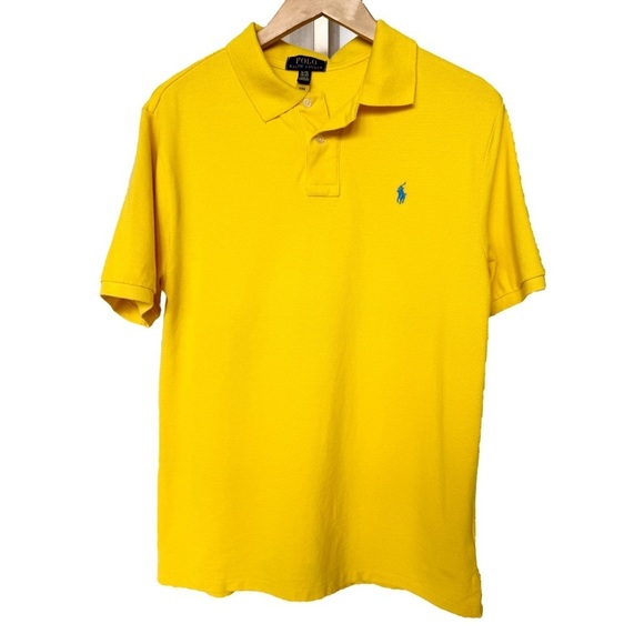 Polo Ralph Lauren Other - Polo Ralph Lauren Boy’s Classic Fit Yellow Polo Shirt XL Short Sleeve Casual